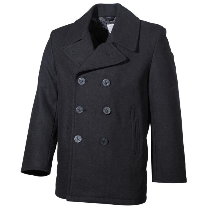 US Pea Coat black MFH