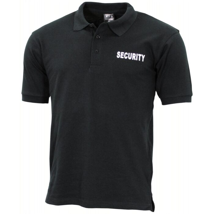 Polokošile "Security" black MFH